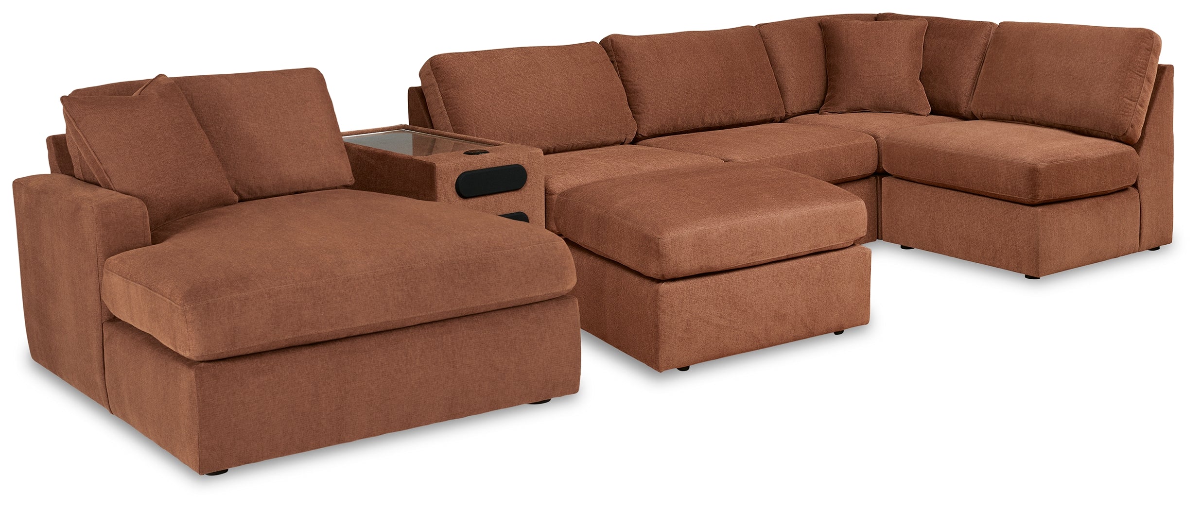 Modmax  6-Piece Sectional with Chaise and Ottoman - 92102U9