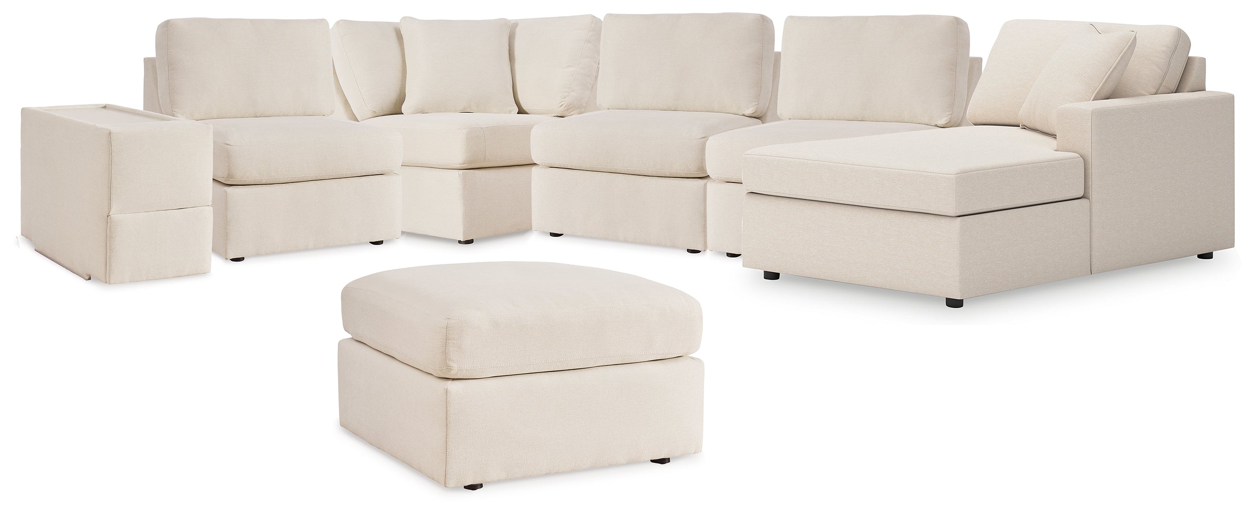 Modmax  6-Piece Sectional with Chaise and Ottoman - 92103U7