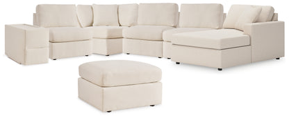 Modmax  6-Piece Sectional with Chaise and Ottoman - 92103U7