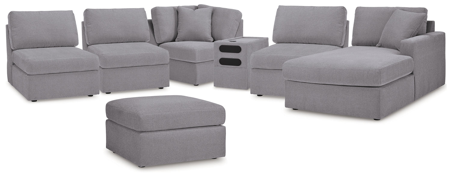 Modmax  6-Piece Sectional with Chaise and Ottoman - 92104U10