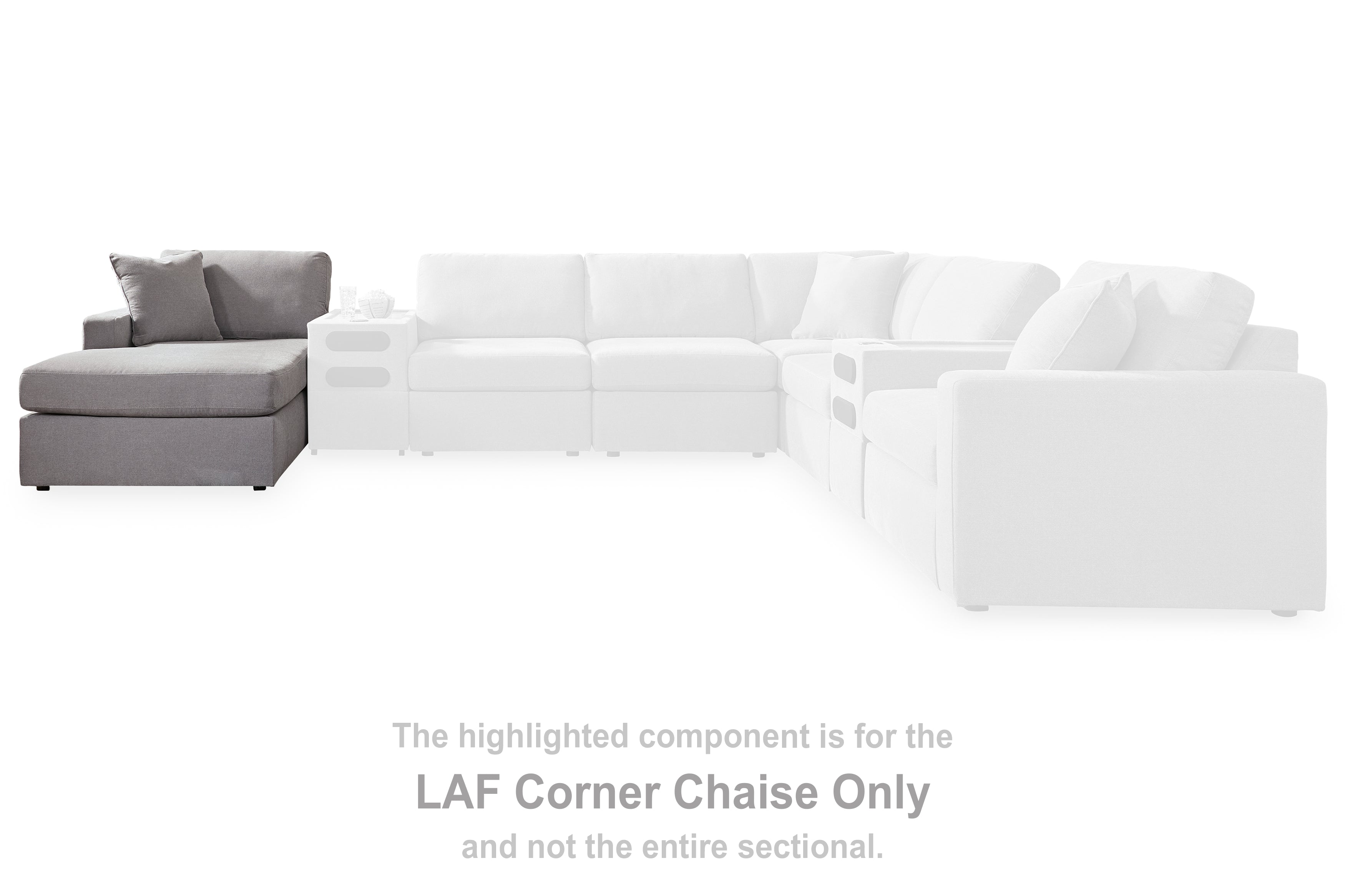 Modmax  6-Piece Sectional with Chaise and Ottoman - 92104U6