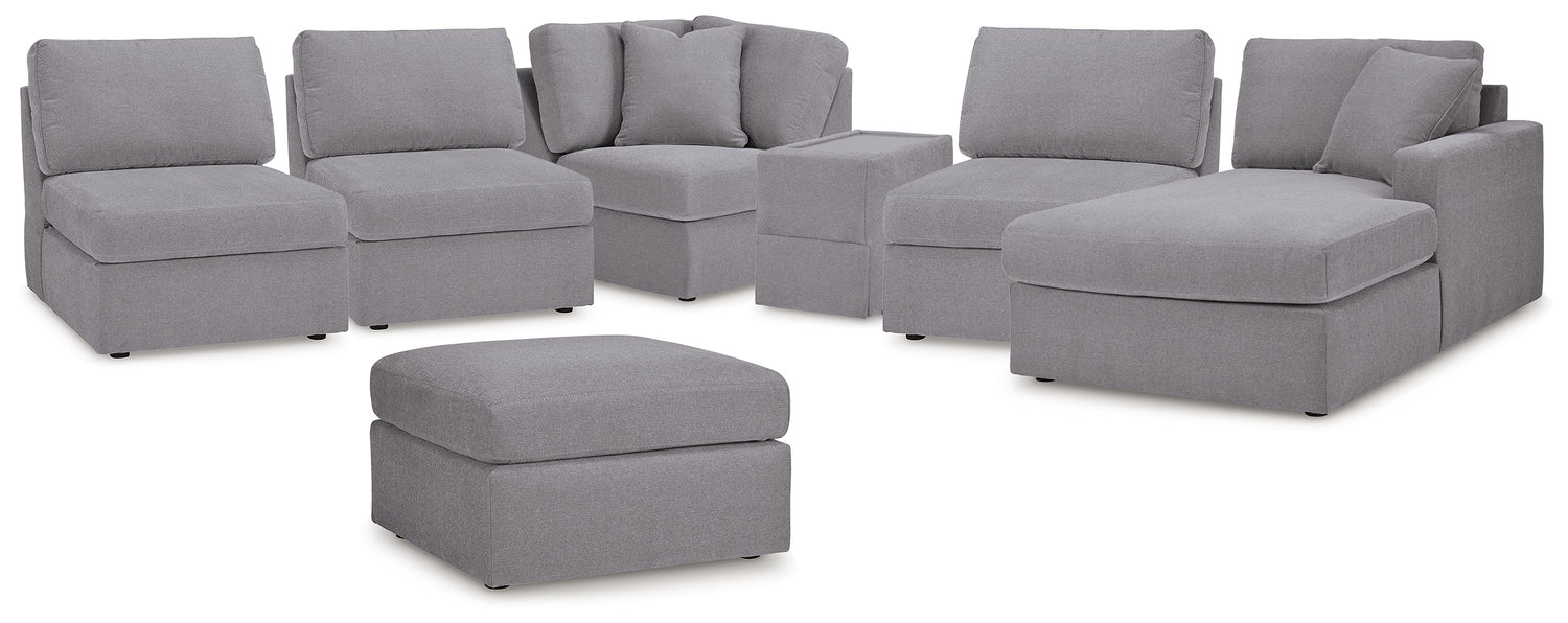 Modmax  6-Piece Sectional with Chaise and Ottoman - 92104U7
