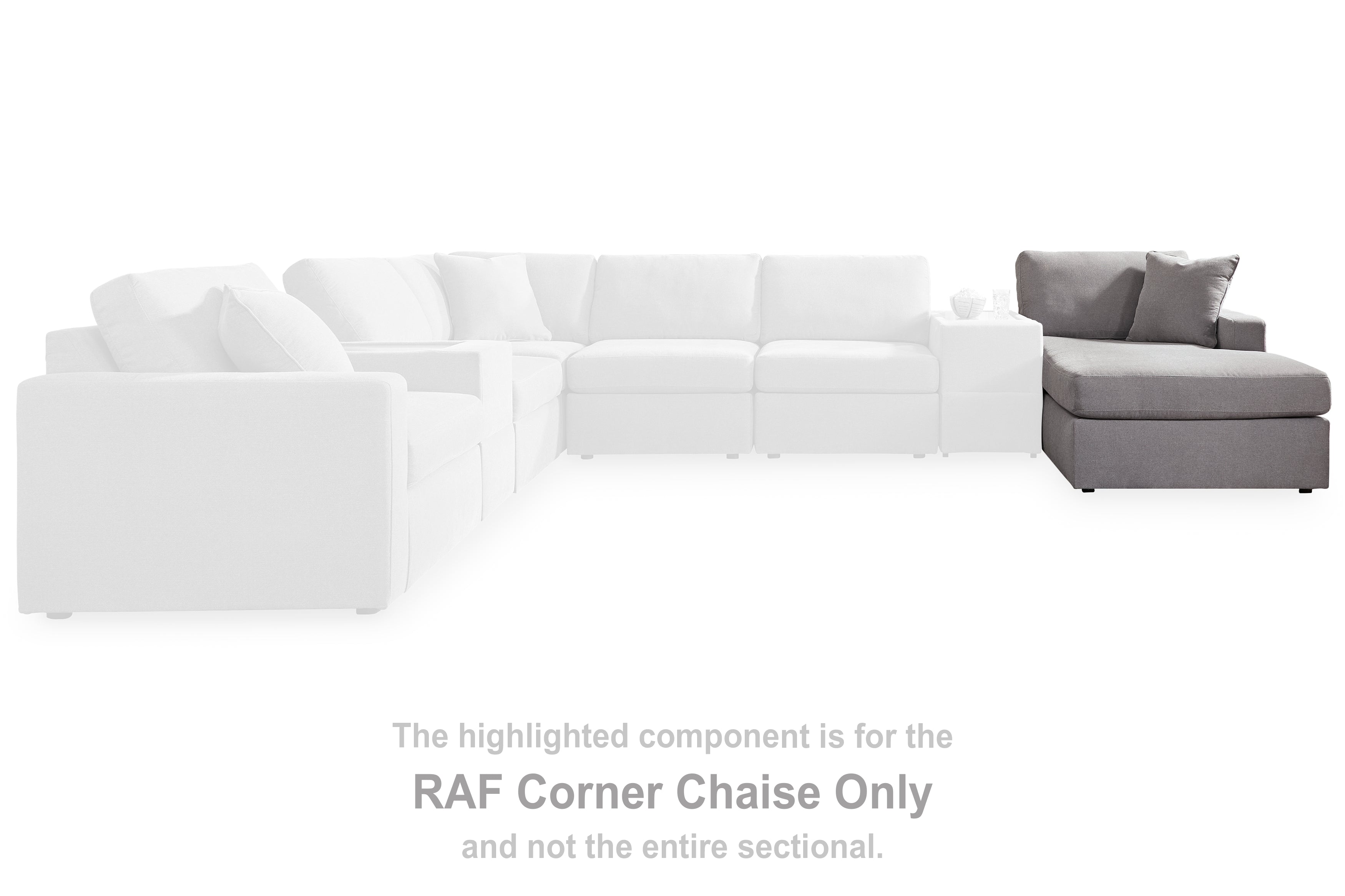 Modmax  6-Piece Sectional with Chaise and Ottoman - 92104U7