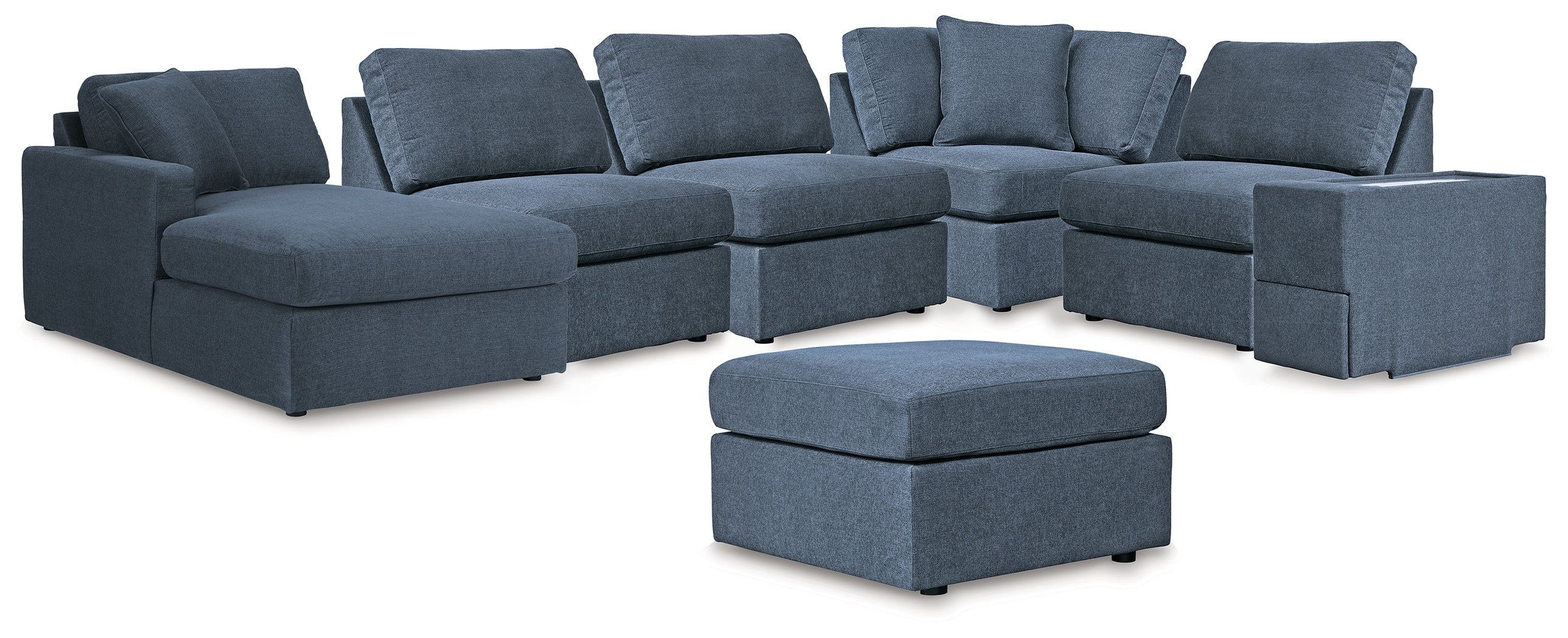 Modmax  6-Piece Sectional with Chaise and Ottoman - 92121U6