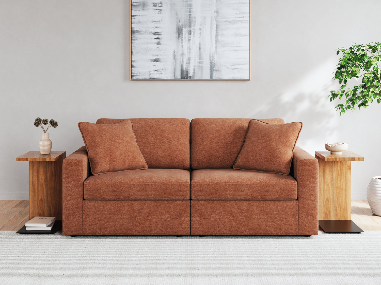 Modmax 7-Piece Sectional and 2 Ottomans - 92102U25