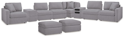 Modmax  8-Piece Sectional and 2 Ottomans - 92104U13