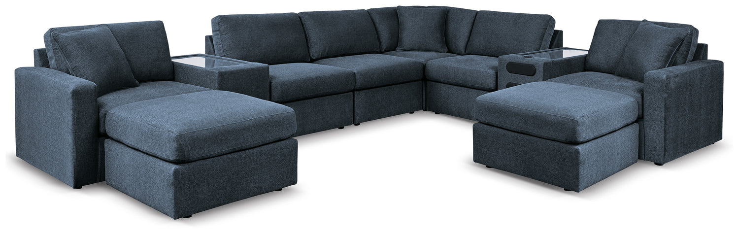 Modmax  8-Piece Sectional and 2 Ottomans - 92121U13
