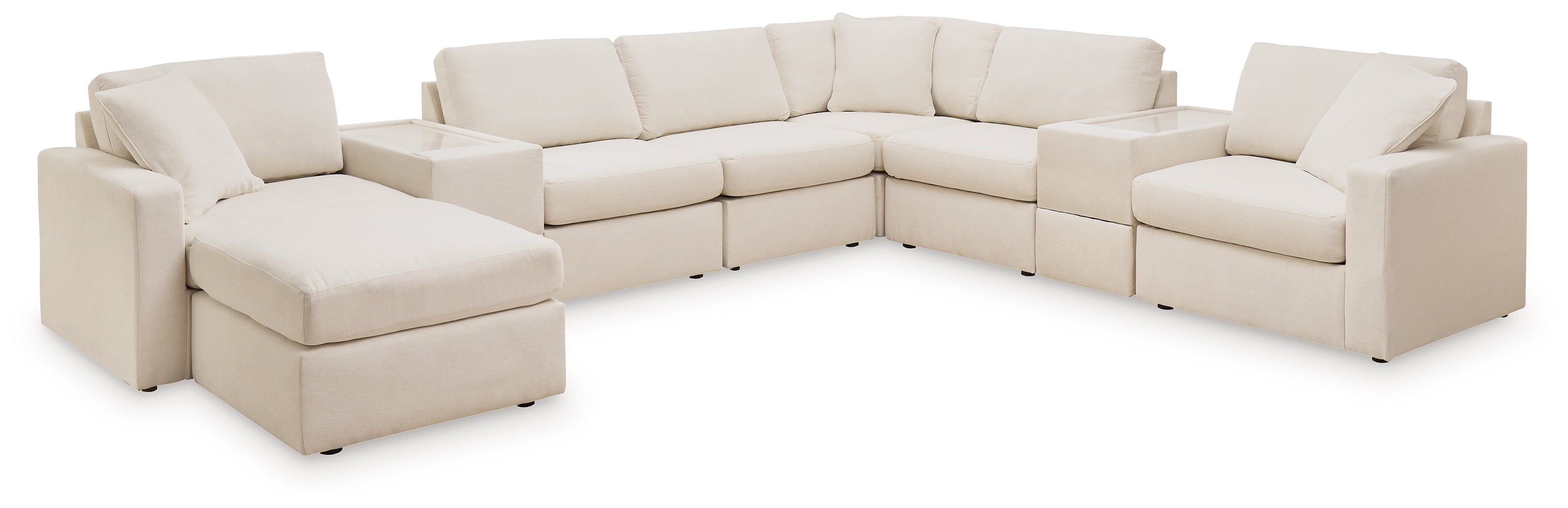 Modmax  8-Piece Sectional and Ottoman - 92103U3