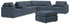 Modmax  8-Piece Sectional and Ottoman - 92121U3