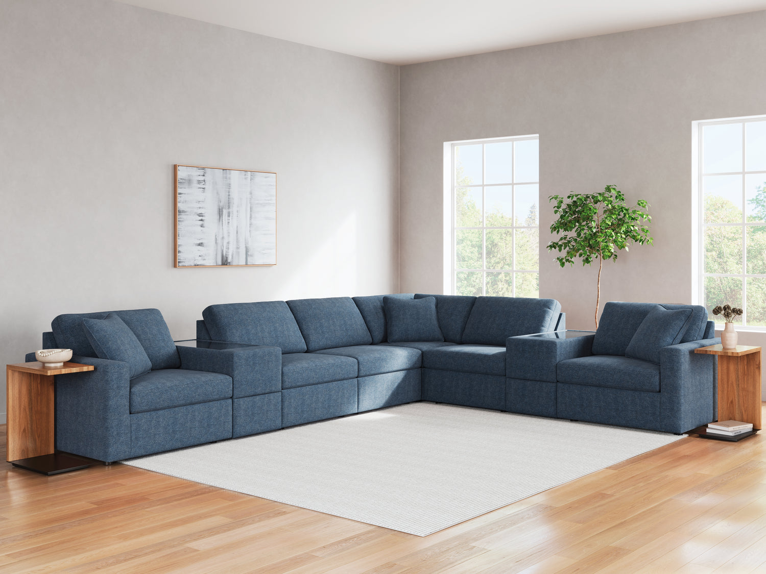 Modmax  8-Piece Sectional and Ottoman - 92121U3
