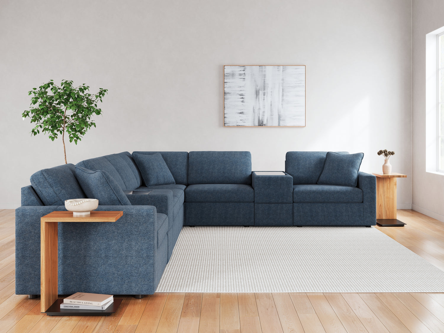 Modmax  8-Piece Sectional and Ottoman - 92121U3