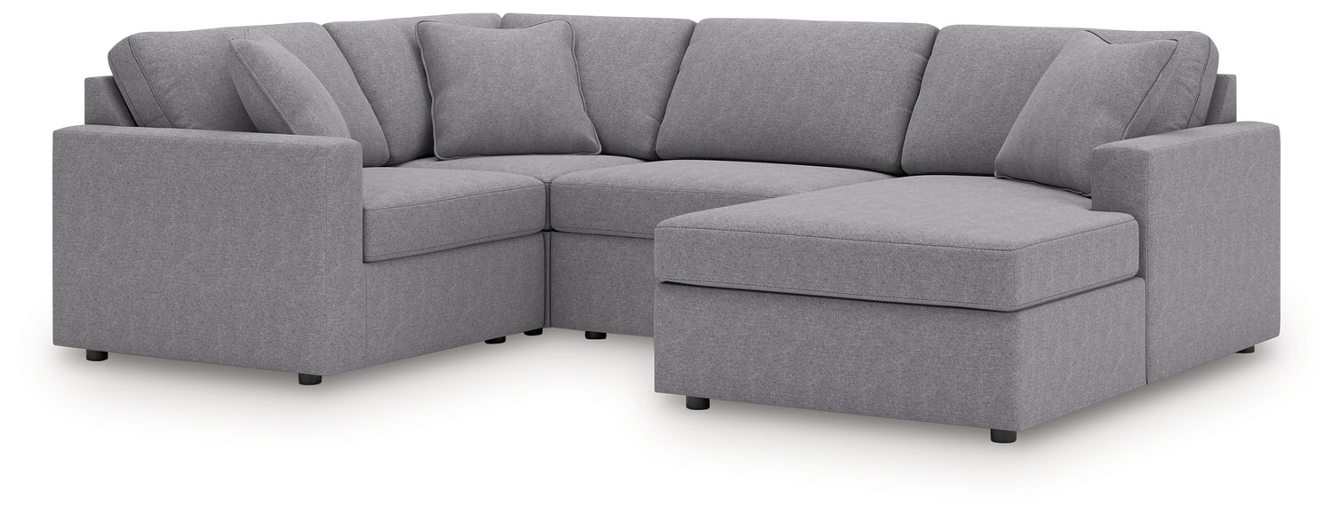 Modmax Granite 4-Piece Sectional with Chaise - 92104S65