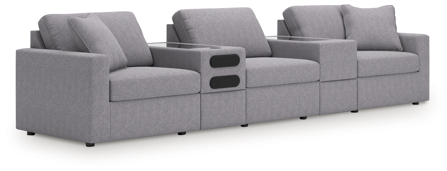 Modmax Granite 5-Piece Sectional with Audio System - 92104S64