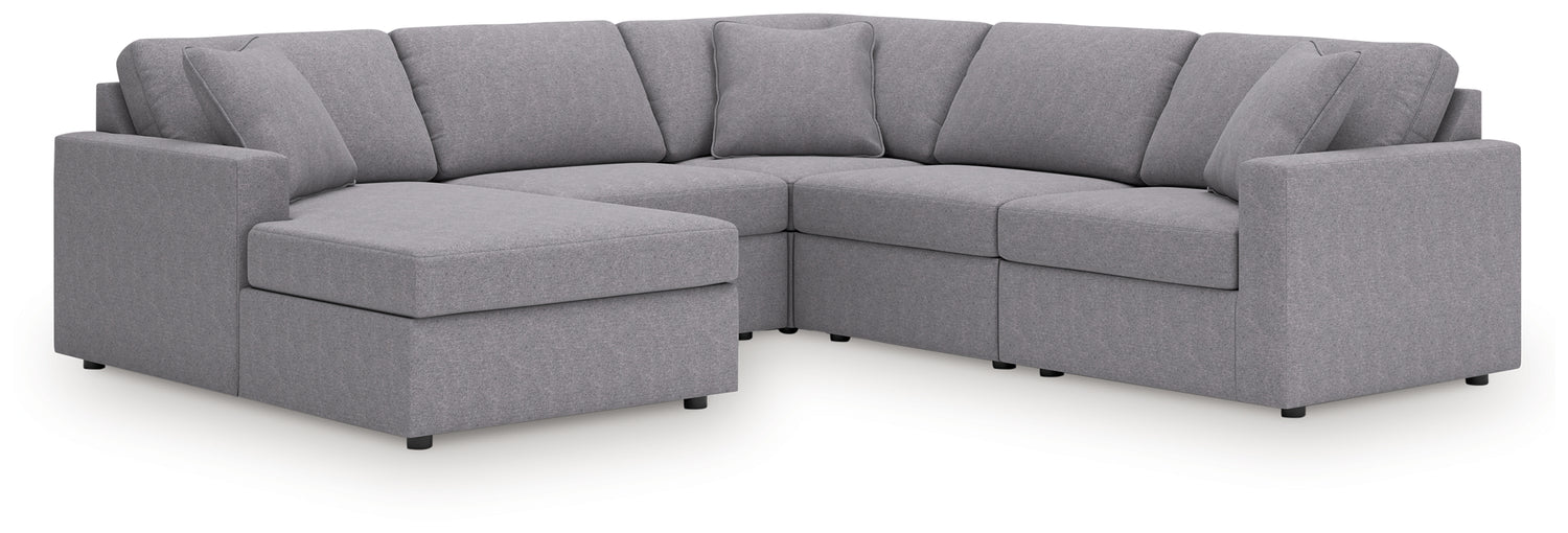 Modmax Granite 5-Piece Sectional with Chaise - 92104S67