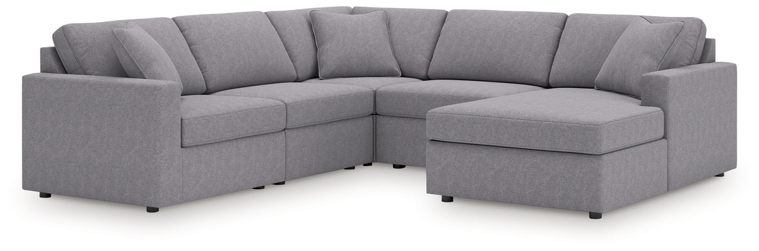 Modmax Granite 5-Piece Sectional with Chaise - 92104S68