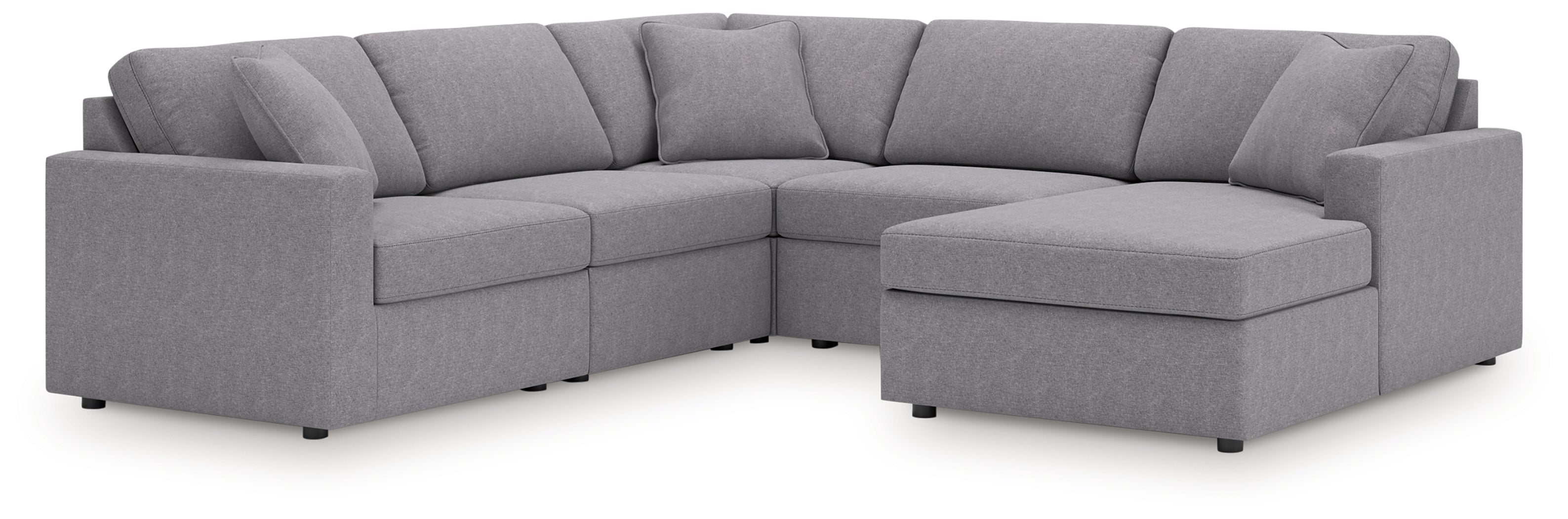 Modmax Granite 5-Piece Sectional with Chaise - 92104S68