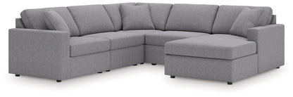 Modmax Granite 5-Piece Sectional with Chaise - 92104S68