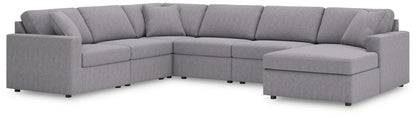 Modmax Granite 6-Piece Sectional with Chaise - 92104S46