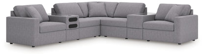 Modmax Granite 7-Piece Balanced Sectional with Audio and Storage Consoles - 92104S69