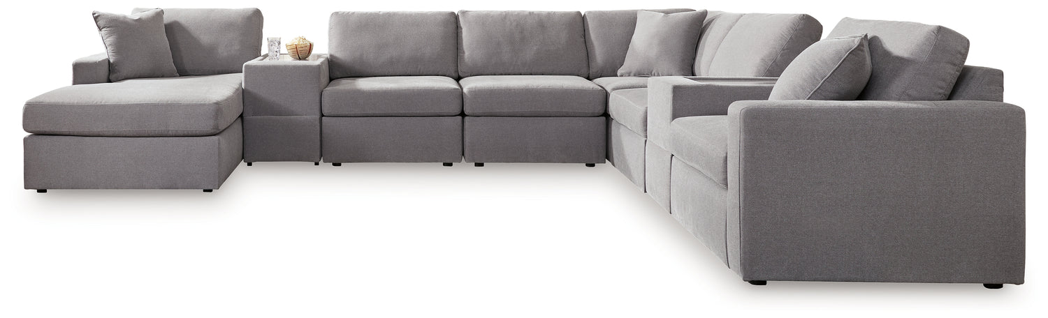 Modmax Granite 8-Piece Sectional with Chaise - 92104S43