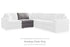 Modmax Granite Armless Chair - 9210446