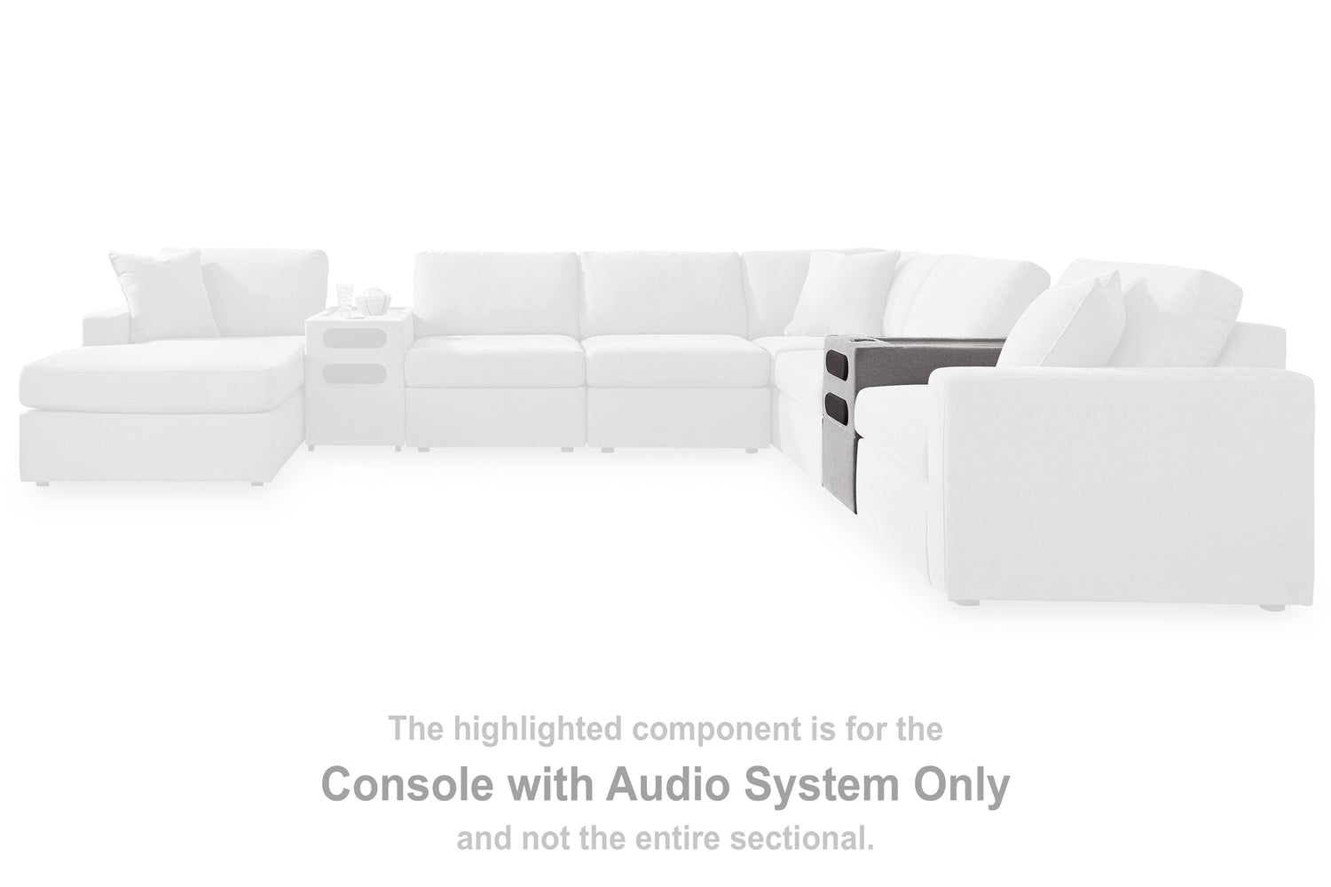 Modmax Granite Console with Audio System - 9210427
