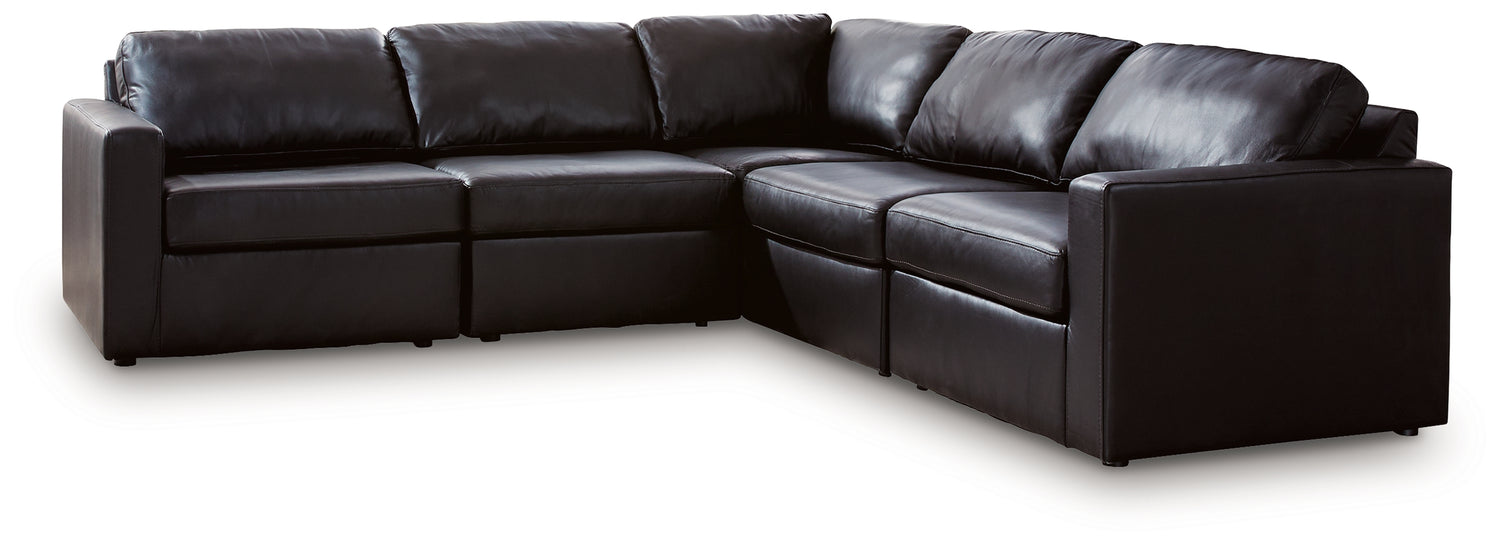 ModMax II Black 5-Piece Sectional - 74305S6