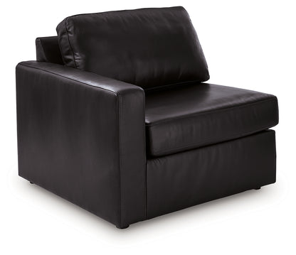 ModMax II Black Left-Arm Facing Corner Chair - 7430564