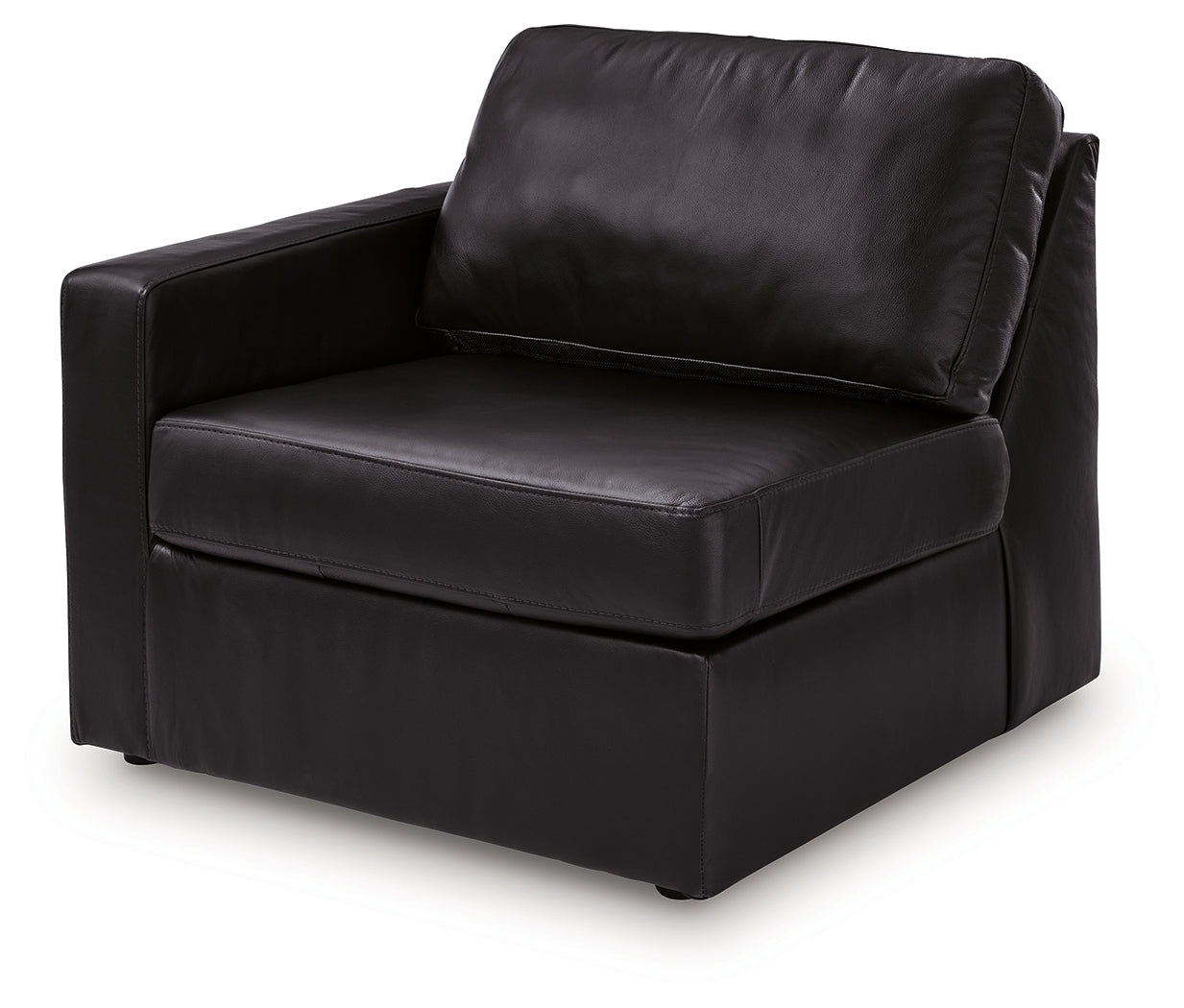 ModMax II Black Left-Arm Facing Corner Chair - 7430564
