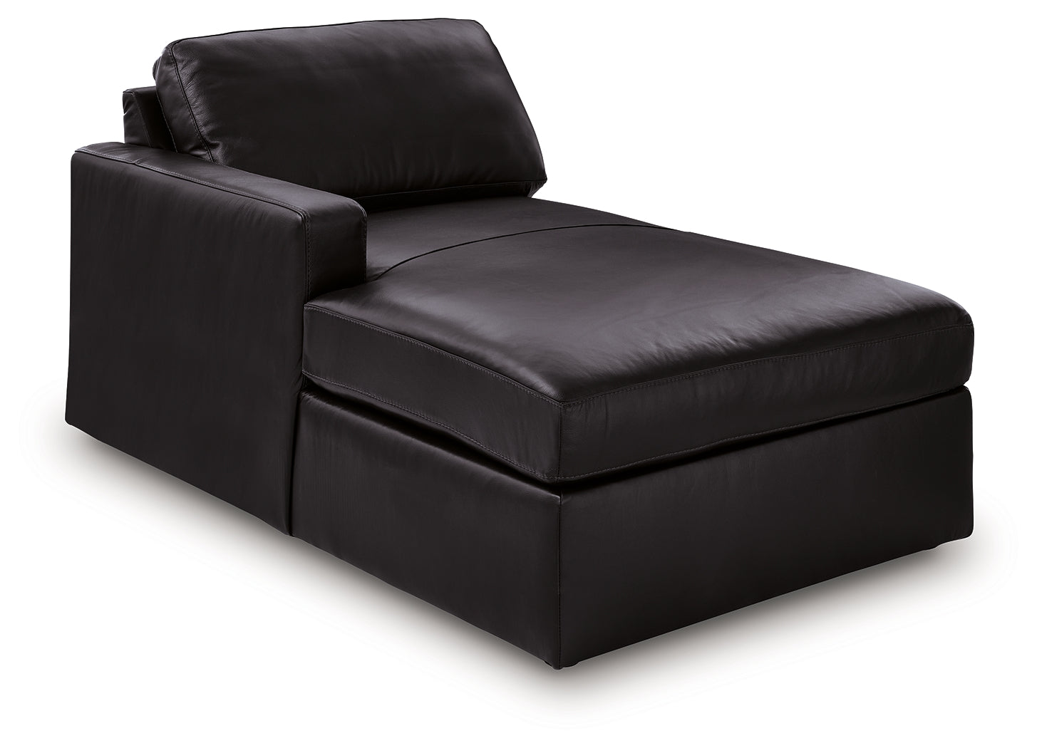 ModMax II Black Left-Arm Facing Corner Chaise - 7430516