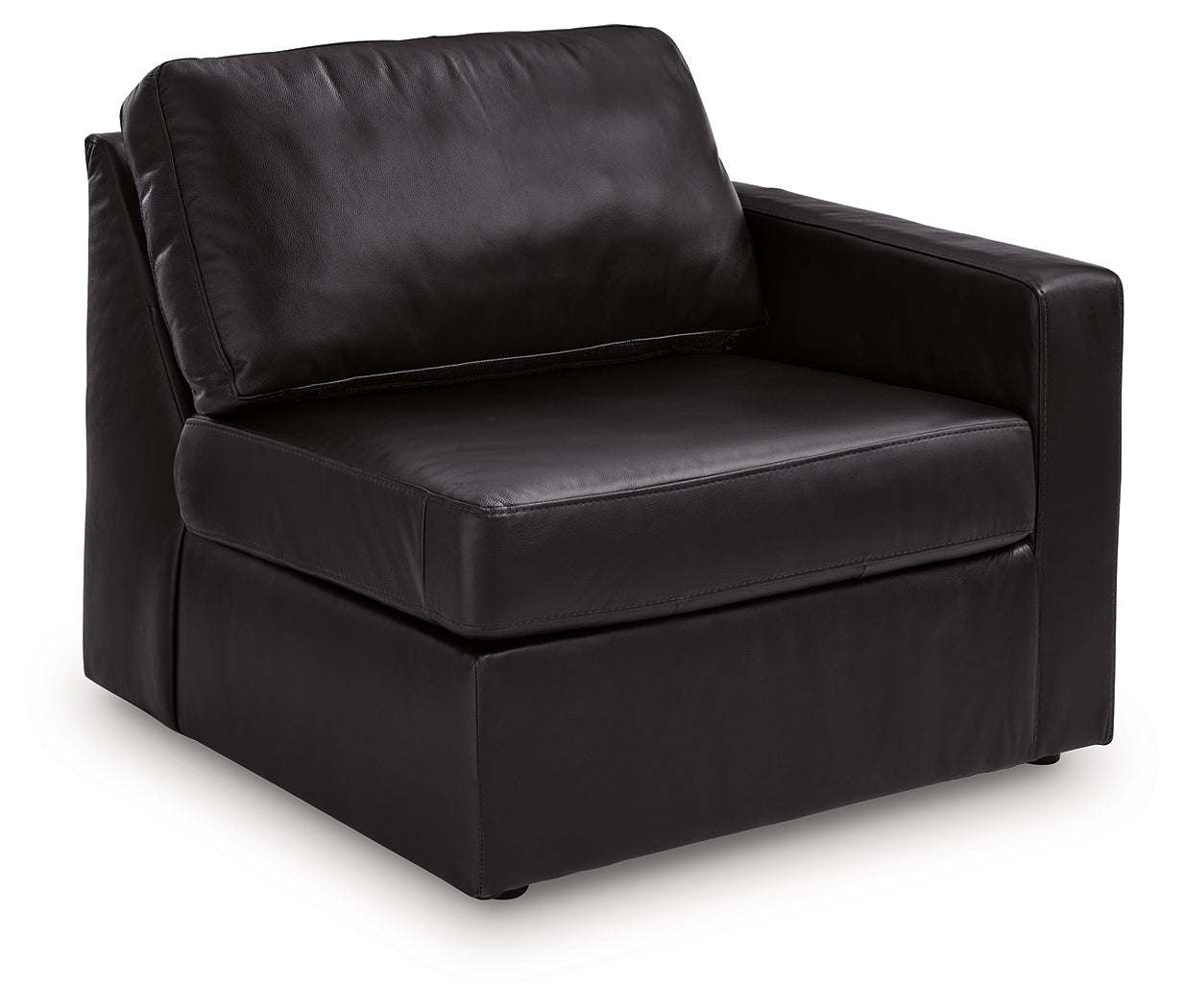 ModMax II Black Right-Arm Facing Corner Chair - 7430565