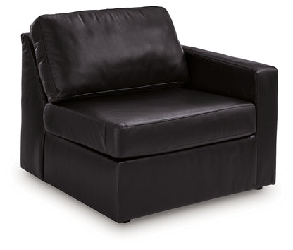 ModMax II Black Right-Arm Facing Corner Chair - 7430565