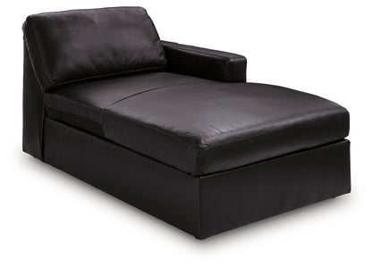 ModMax II Black Right-Arm Facing Corner Chaise - 7430517