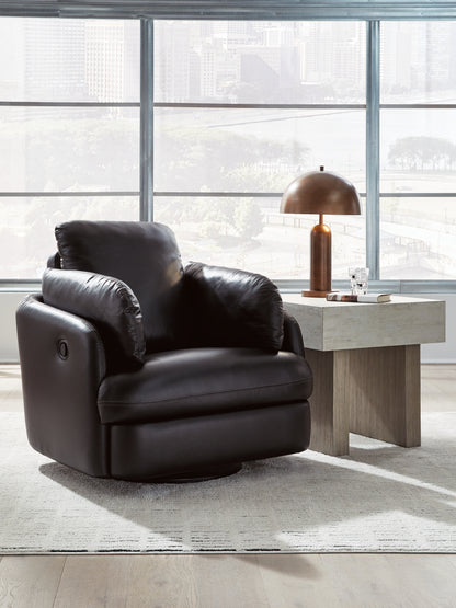 ModMax II Black Swivel Glider Recliner - 7430561
