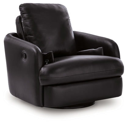 ModMax II Black Swivel Glider Recliner - 7430561