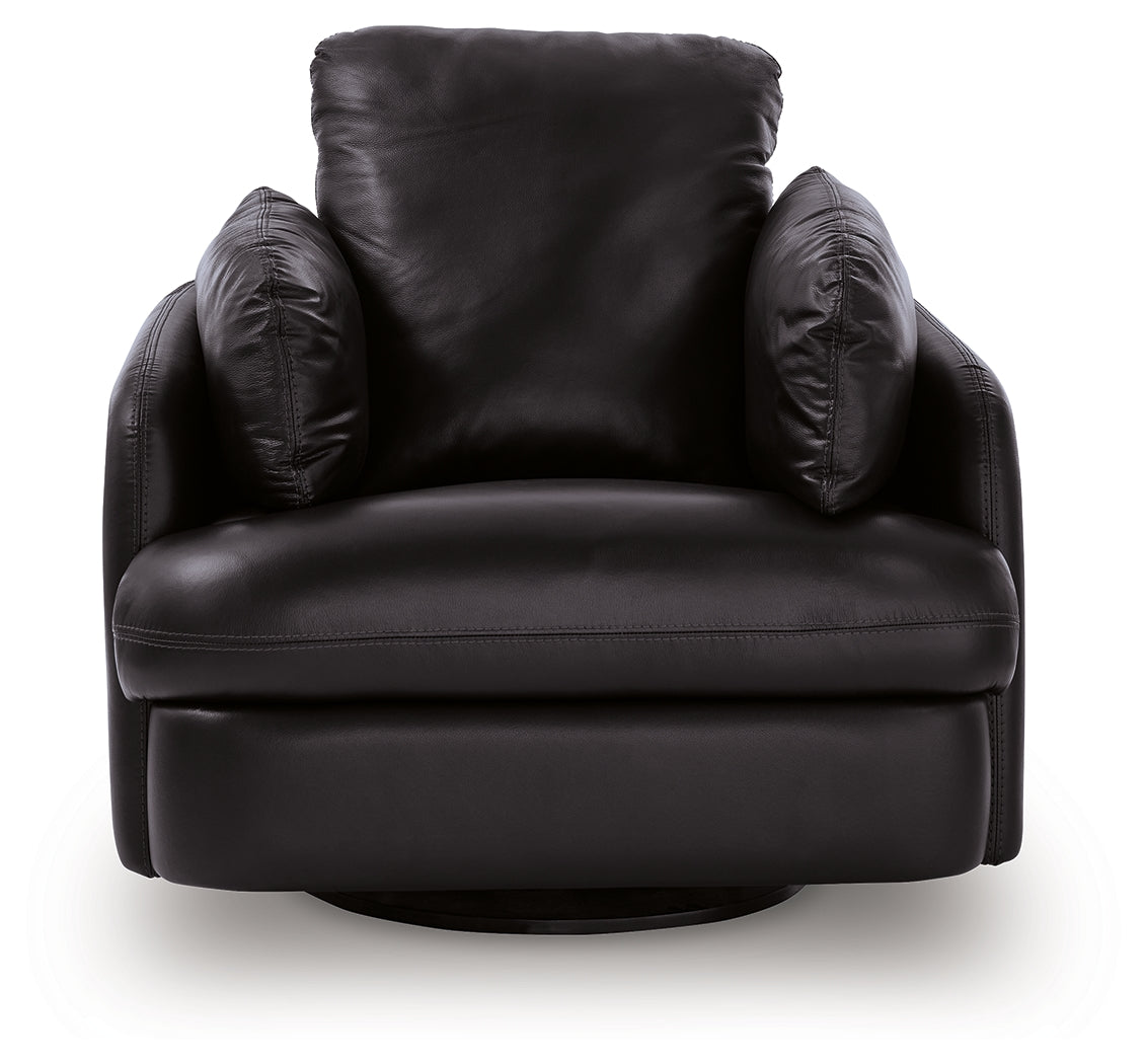 ModMax II Black Swivel Glider Recliner - 7430561