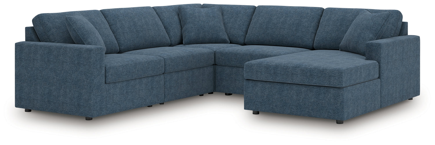 Modmax Ink 5-Piece Sectional with Chaise - 92121S68