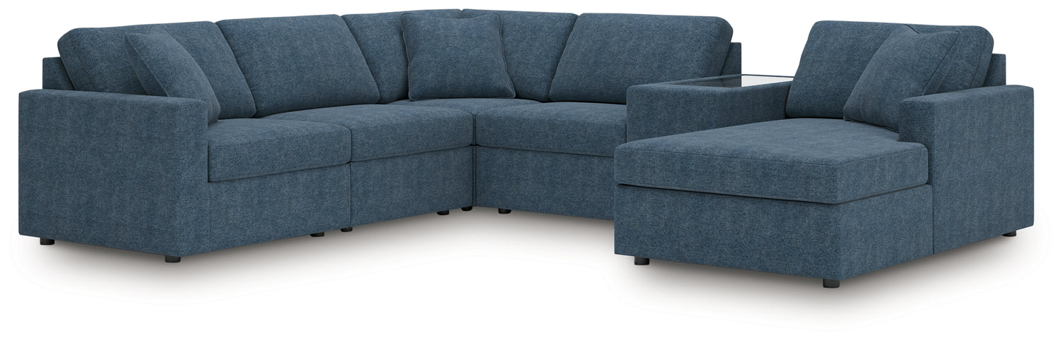 Modmax Ink 6-Piece Sectional with Chaise - 92121S53
