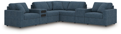 Modmax Ink 7-Piece Balanced Sectional with Audio and Storage Consoles - 92121S69