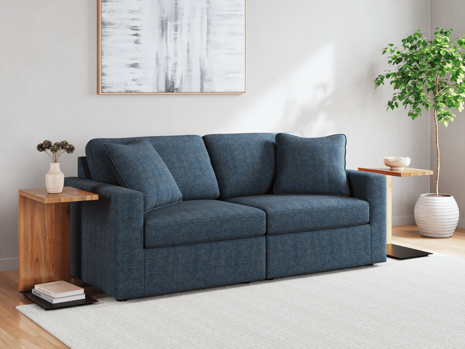 Modmax Ink 7-Piece Sectional with Audio Console - 92121S75