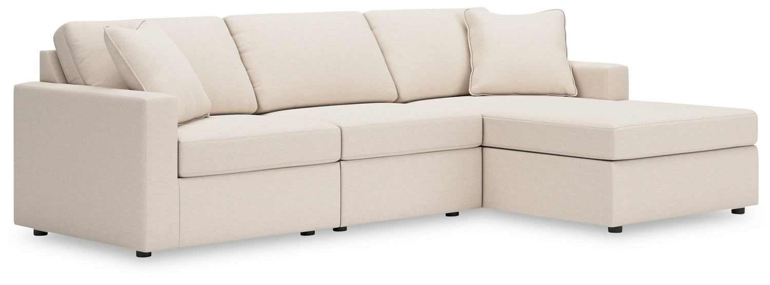 Modmax Oyster 3-Piece Sectional with Chaise - 92103S18