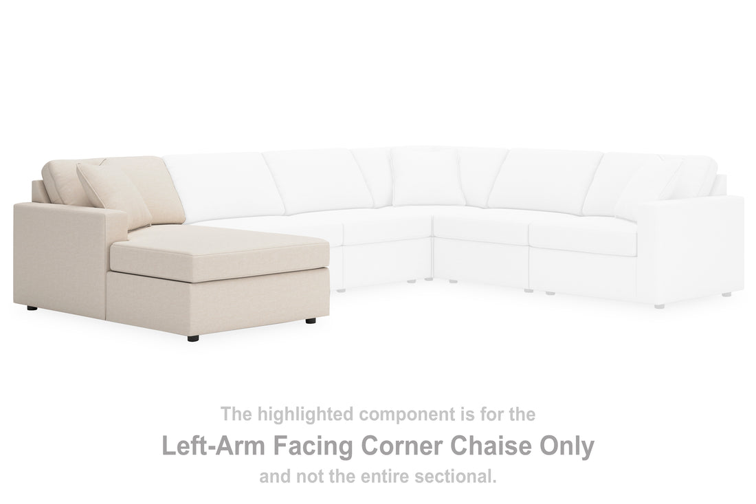 Modmax Oyster 5-Piece Double Chaise with Audio Consoles - 92103S49