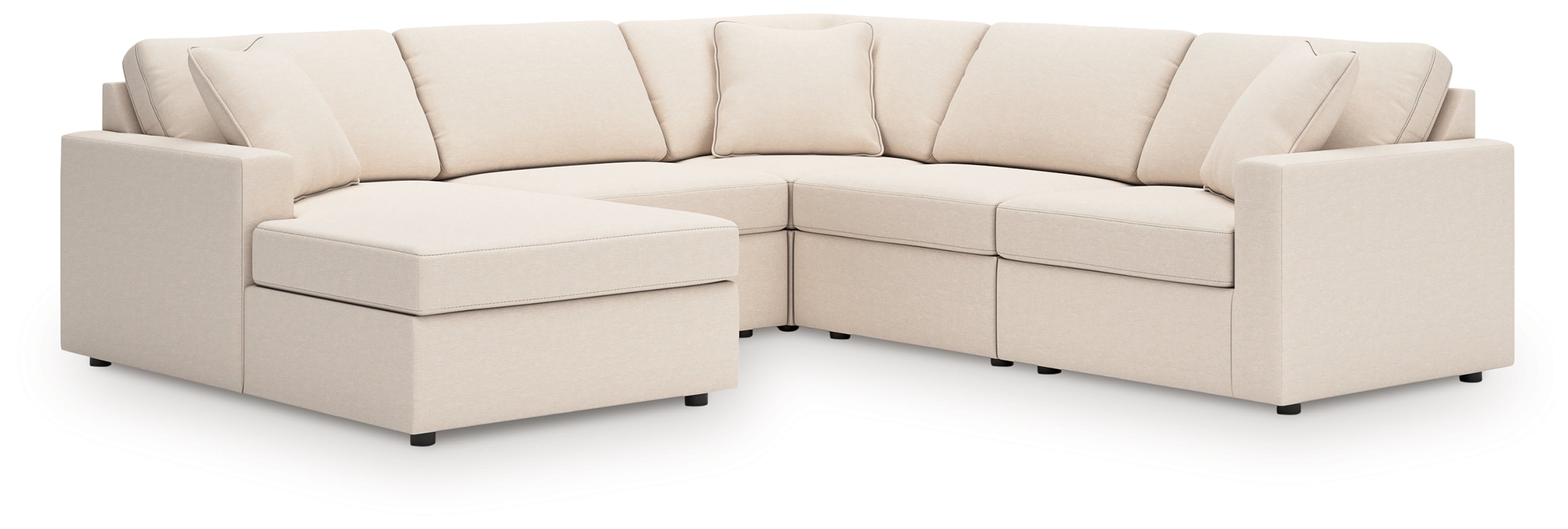 Modmax Oyster 5-Piece Sectional with Chaise - 92103S67