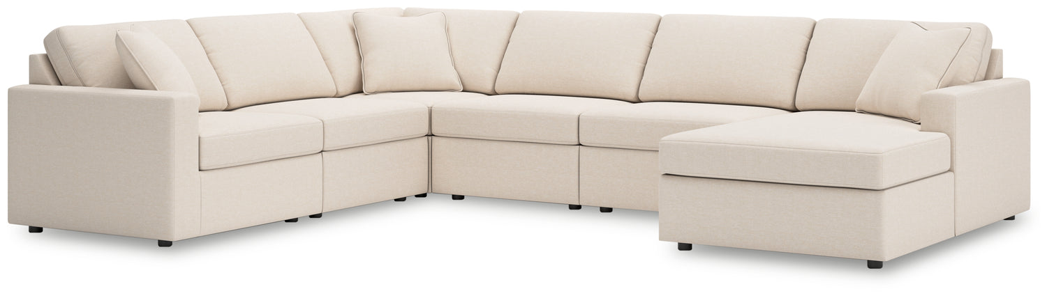 Modmax Oyster 6-Piece Sectional with Chaise - 92103S46