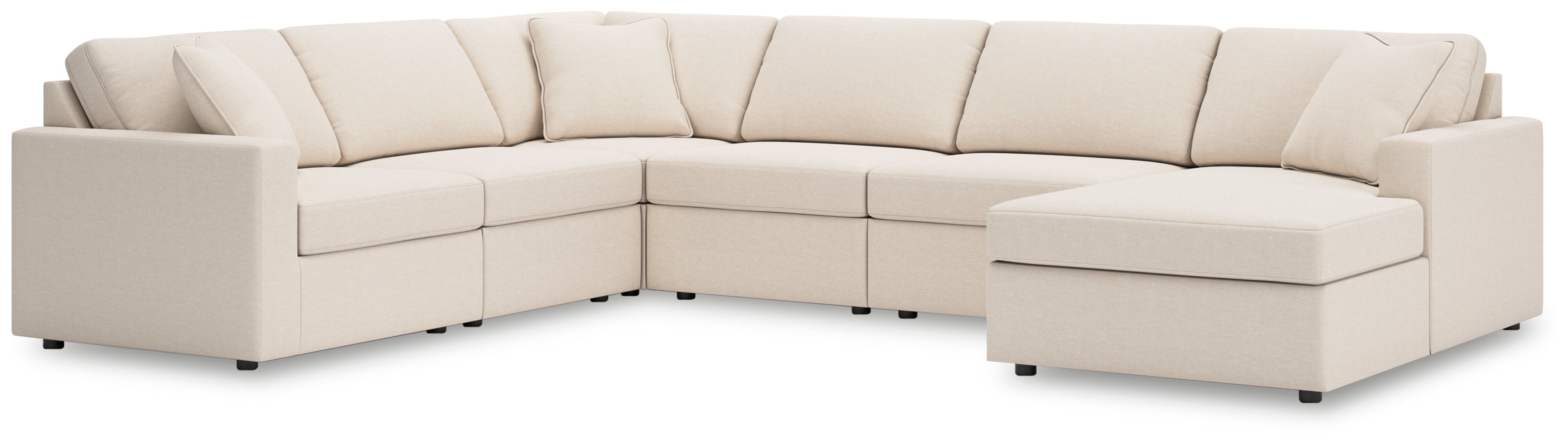 Modmax Oyster 6-Piece Sectional with Chaise - 92103S46