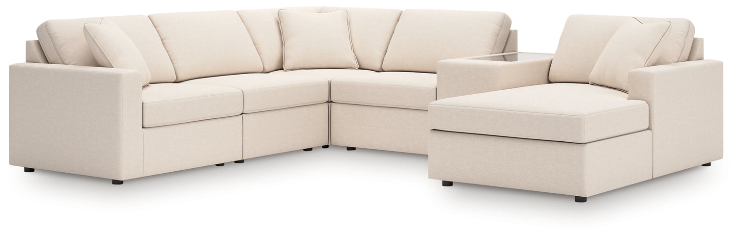 Modmax Oyster 6-Piece Sectional with Chaise - 92103S53