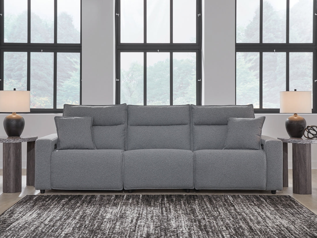 Modmax Salt and Pepper 3-Piece Power Reclining Sectional - 65906S1