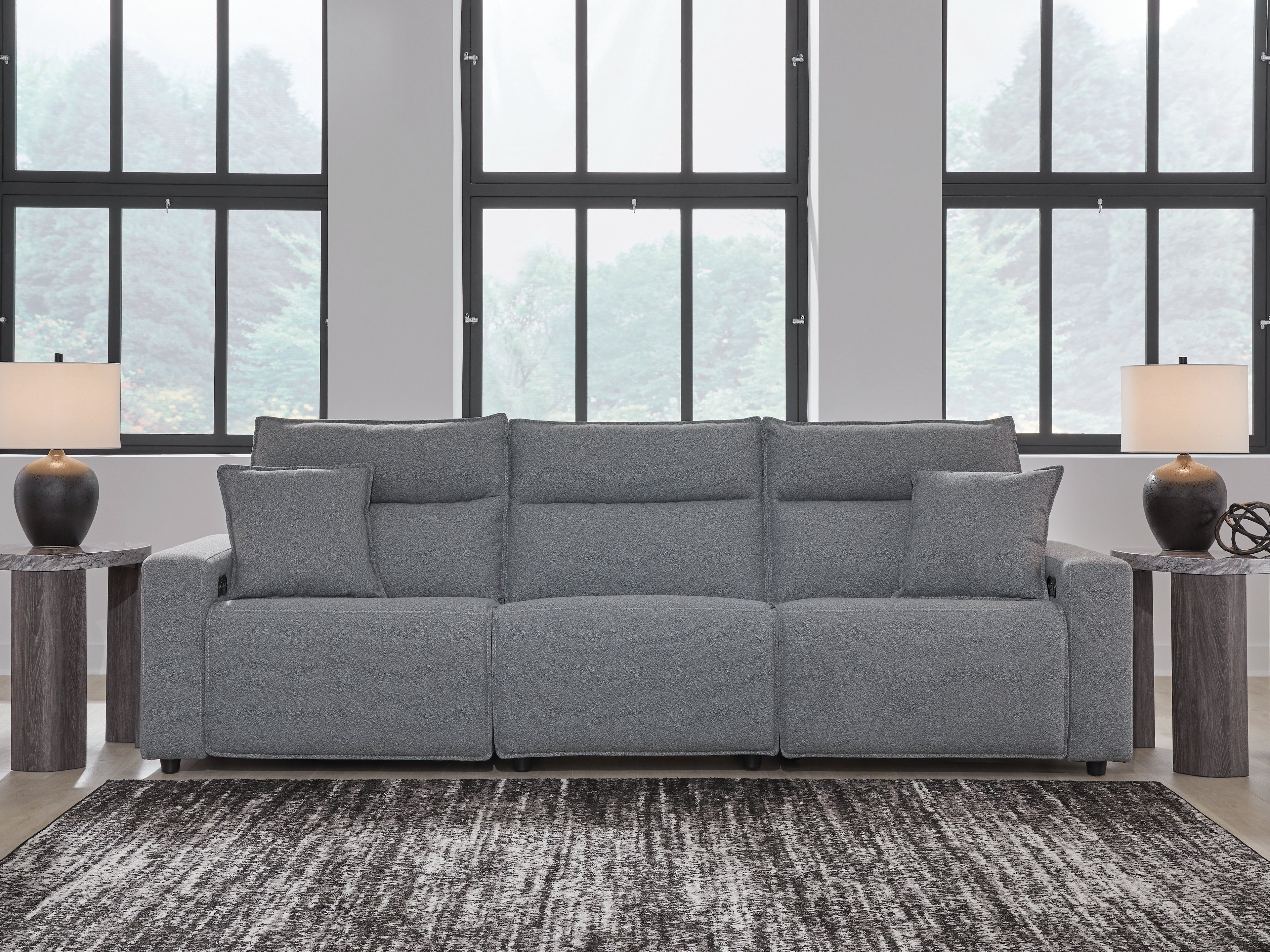 Modmax Salt and Pepper 3-Piece Power Reclining Sectional - 65906S1