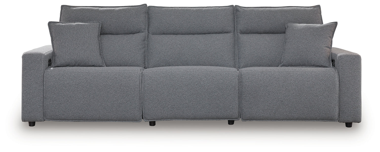 Modmax Salt and Pepper 3-Piece Power Reclining Sectional - 65906S1