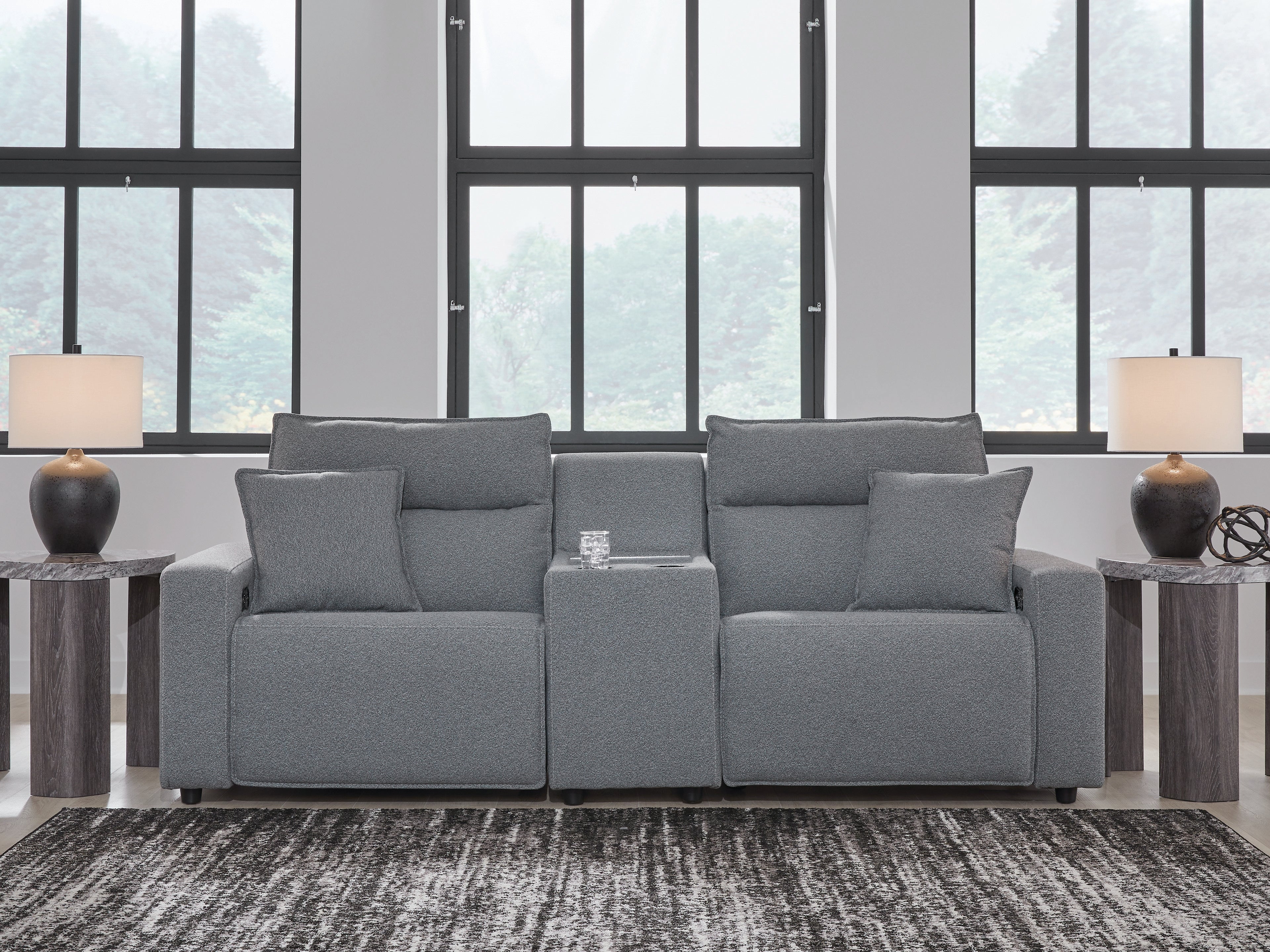Modmax Salt and Pepper 3-Piece Power Reclining Sectional - 65906S3